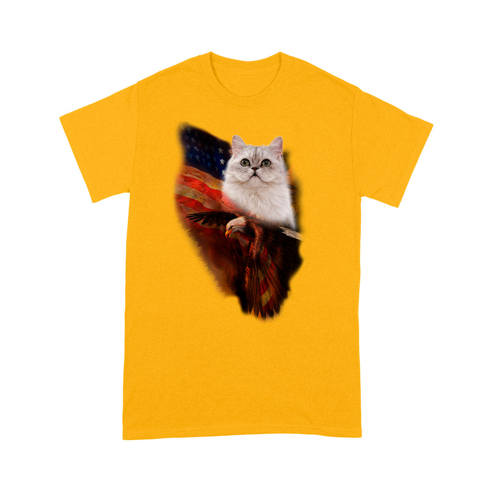 USA Persian Cat T Shirt Beautiful