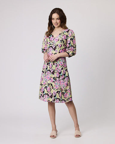 Classified Verona Dress Black Floral