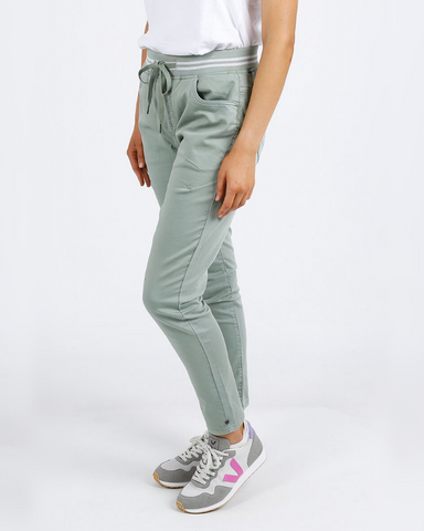 Elm Margo Jogger dress Pants - Ice (Soft Moss colour)