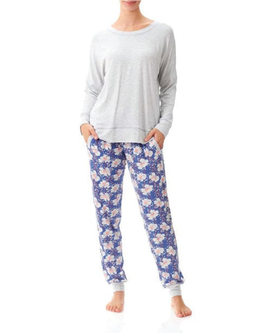 Florence Broadhurst Long Ski Pj Set - Spotted Floral