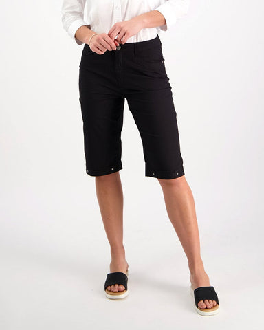 Vassalli Poplin Short H1001P Black