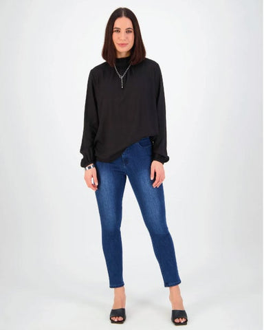 Vassalli Skinny Leg Ankle Grazer 5744 Blue