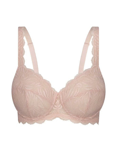 Triumph Essential Lace Balconette Bra No Padding - Nude Pink