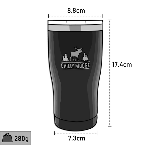 Dimensiones del vaso Chilly Moose Killarney