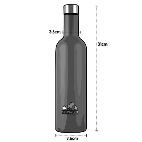 Dimensions For Chilly Moose Wellington Bottle