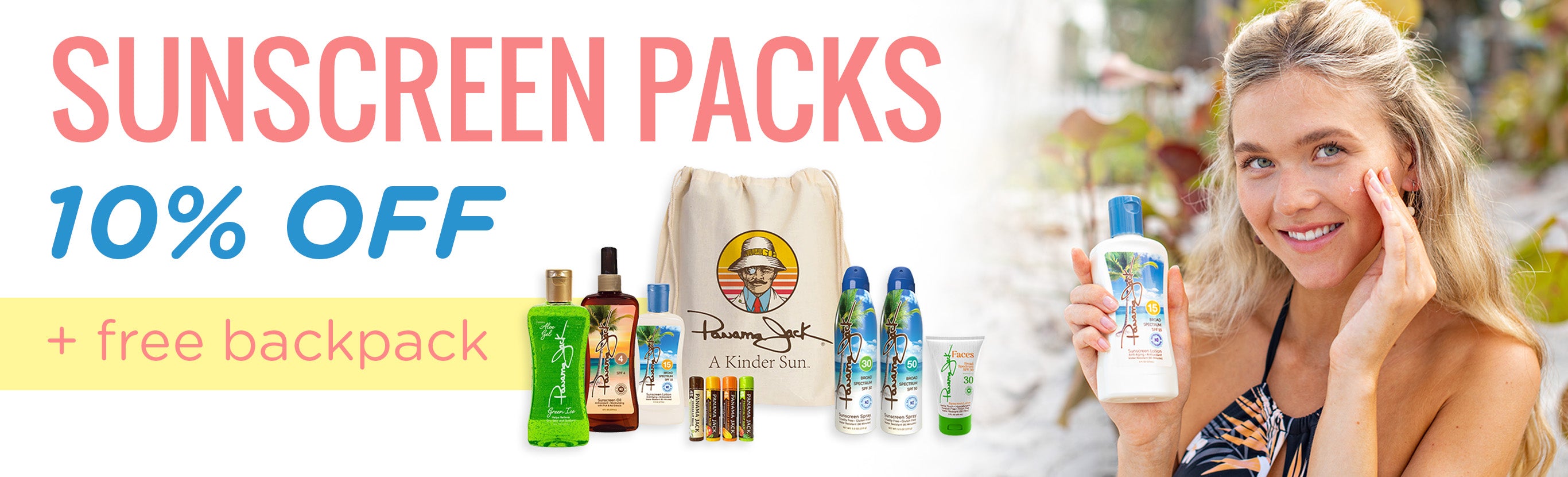 Panama Jack Suntan and Sunscreen Gift Sets