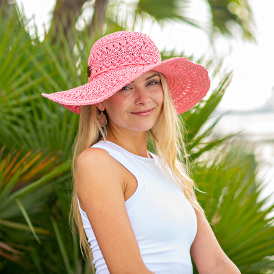 JINGYUA Hat Top Sun Hat Elastic Sun Visor Summer Hollow