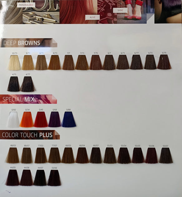Wella Color Touch Chart – Instant Hair & Beauty Supplies Australia