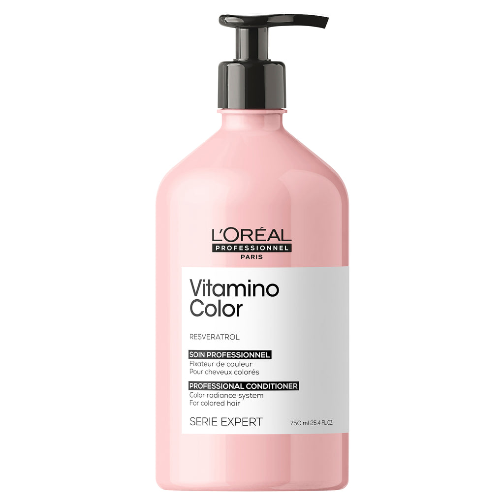 L'Oreal Professionnel Serie Expert Vitamino Color Resveratrol Shampoo -  Champú protector del color de cabello con resveratrol