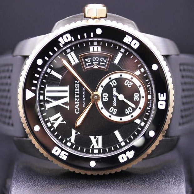 pre owned cartier calibre diver