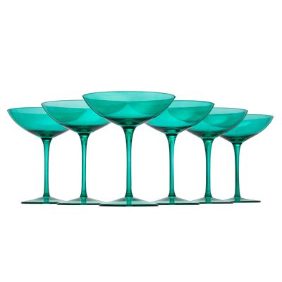 Unbreakable Pastel Color Acrylic Champagne Flutes Glasses | Set of 6 |  European Style Toasting Cups 100% Tritan Drinkware, 5 oz Dishwasher Safe