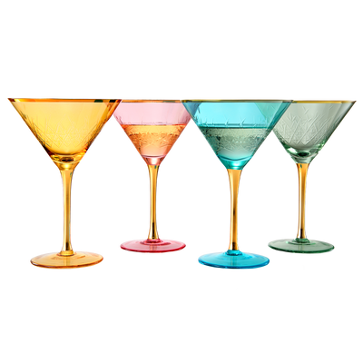 Diamond Studded Martini Glasses - Set of 2, Modern Cocktail Glass,Sparkling  Rhinestone Diamonds Stem…See more Diamond Studded Martini Glasses - Set of