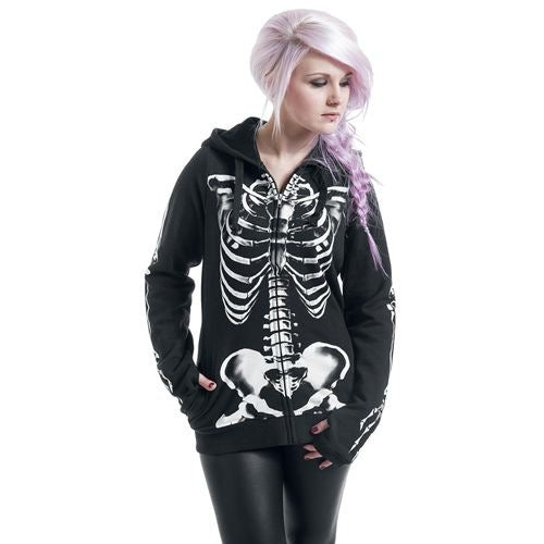 Skeleton Hoodie (plus size available 