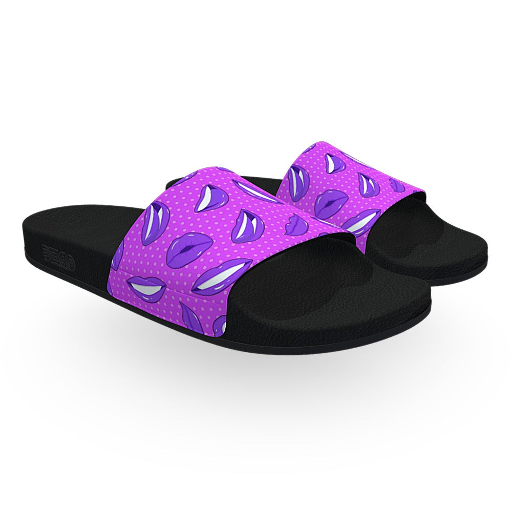 pink and purple sandals