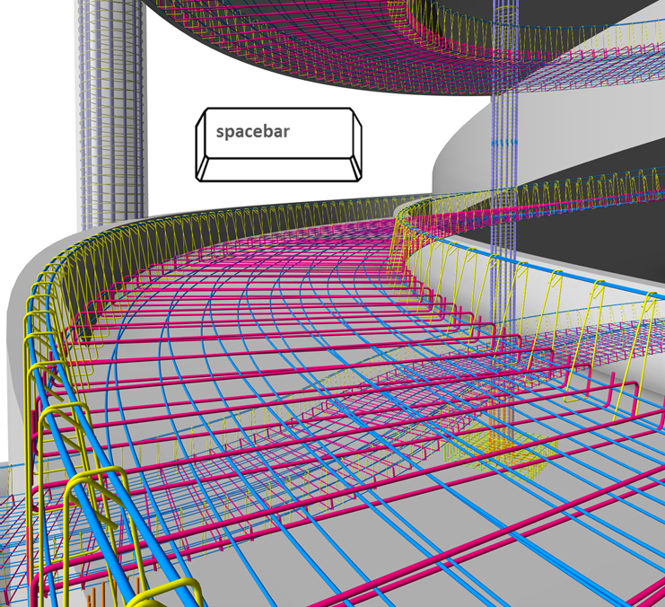 Revit - stirrup orientation for aligned free form rebar