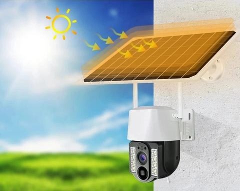 Caméra de surveillance WIFI solaire