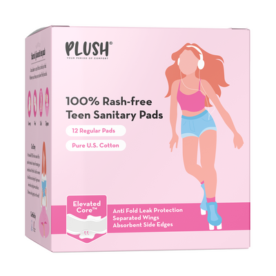 Teen Rash-free Sanitary Pads, Plush