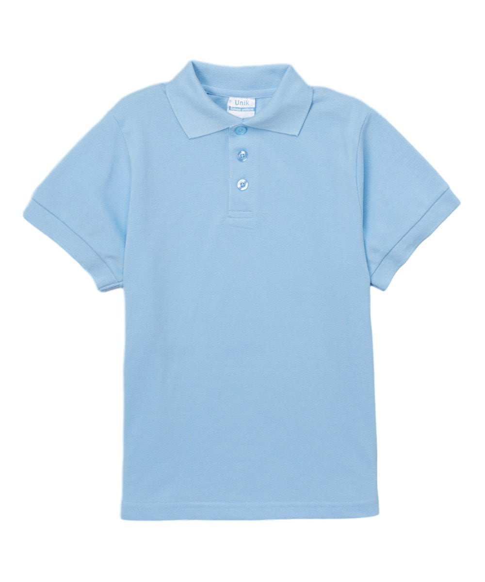 Boys Uniform Polo Shirt Sky Blue – unik Retail
