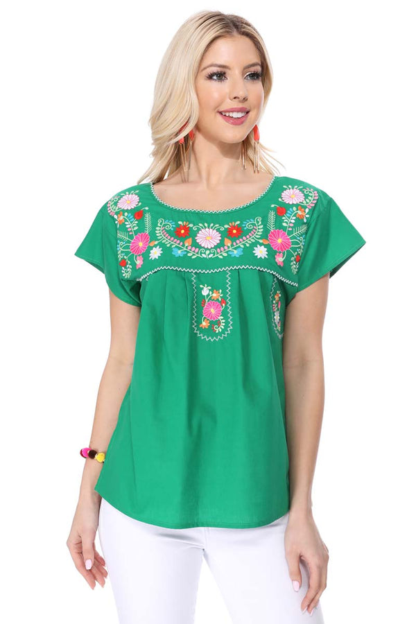 Traditional Mexican Women Blouse S-M-L-XL-2XL-3XL – unik Retail