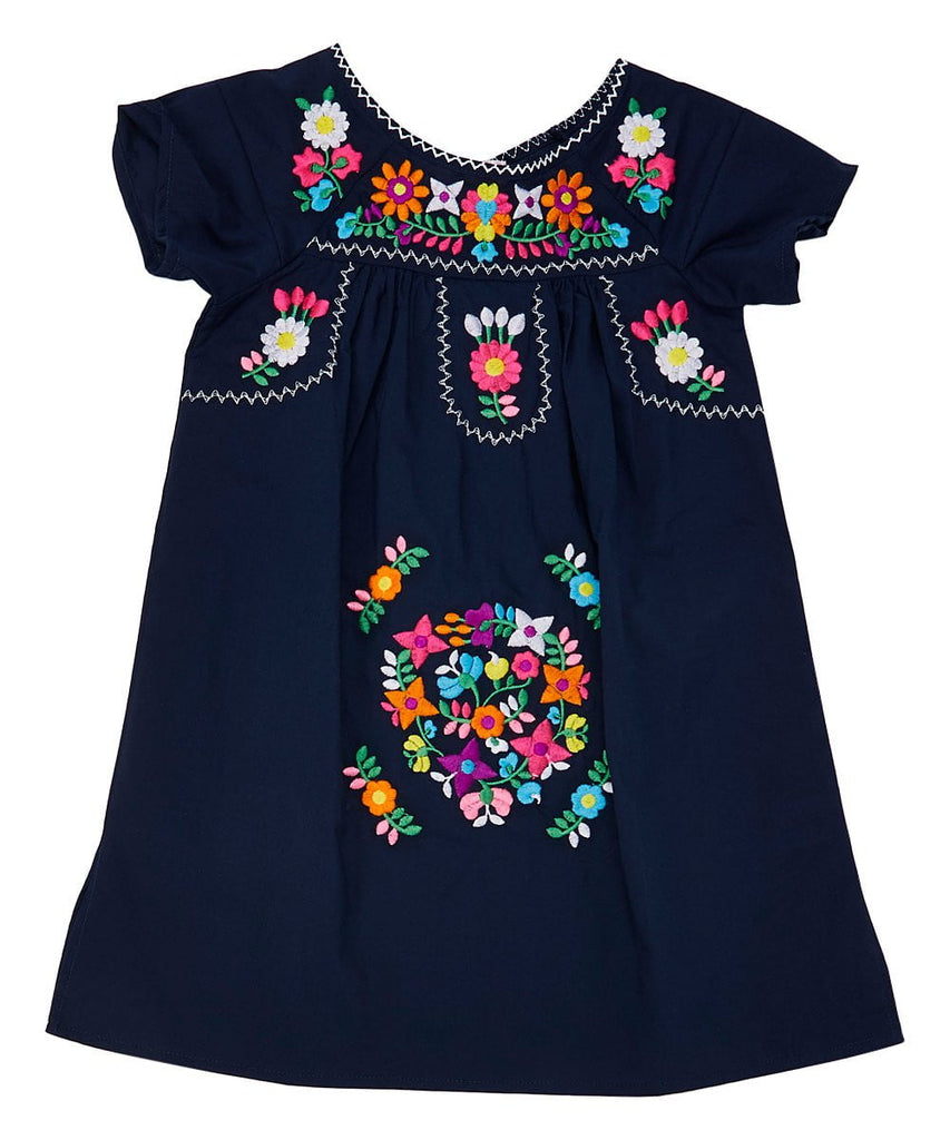 Traditional Mexican Girl Embroidered Dress – unik Retail