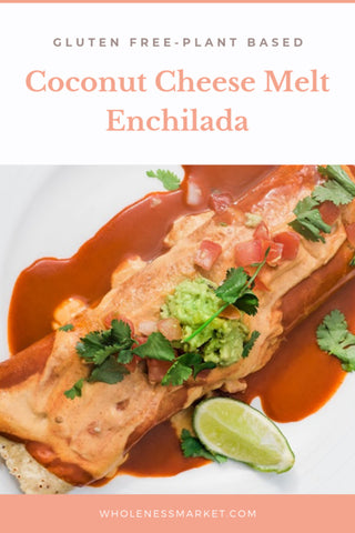 Coconut Cheese Melt Enchilada - Pin this Recipe - https://www.pinterest.com/pin/585749495268861298/
