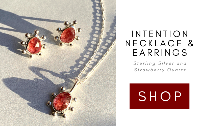 Intention Necklace and Earrings