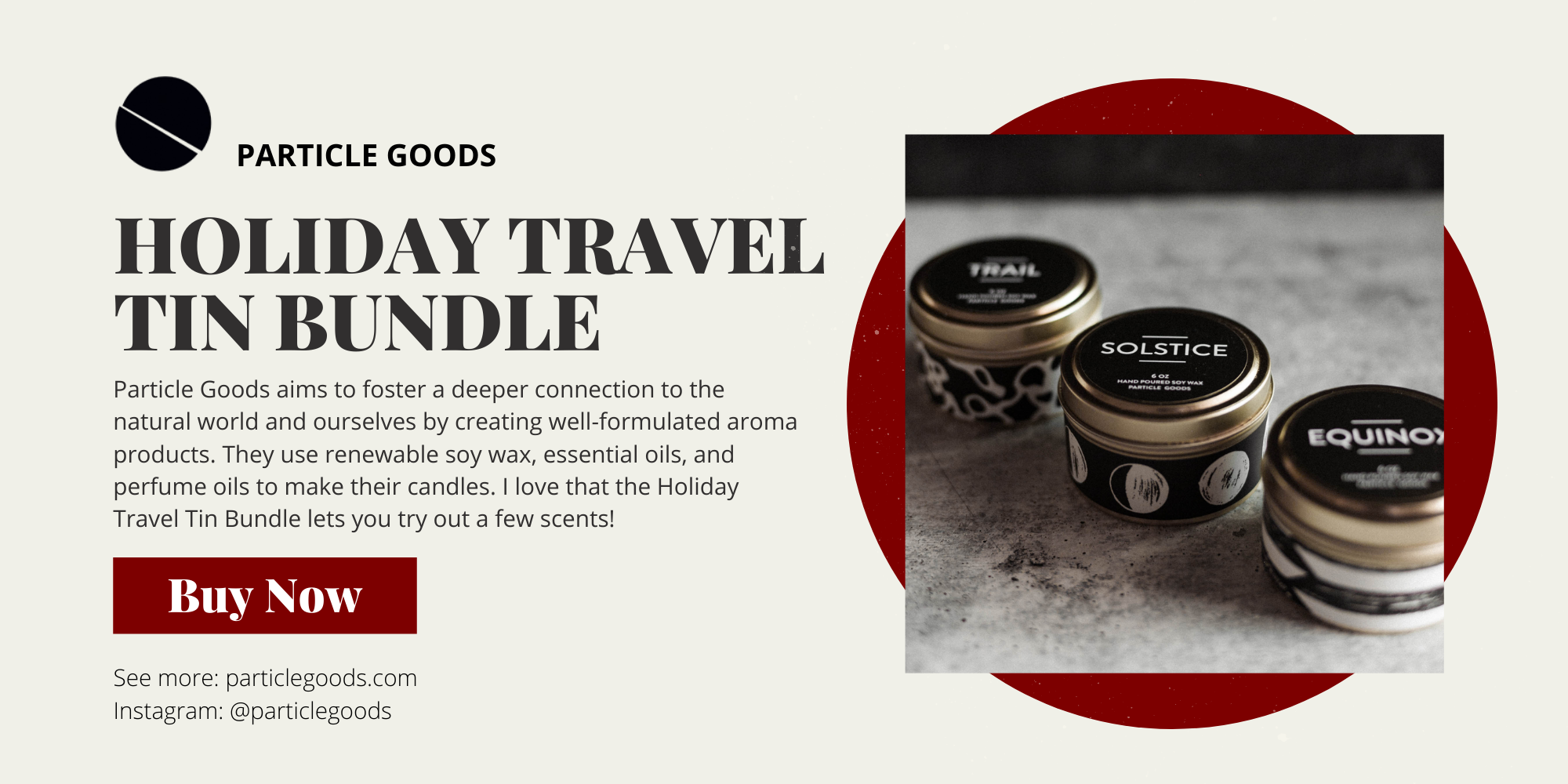 Particle Goods Holiday Travel Tin Bundle