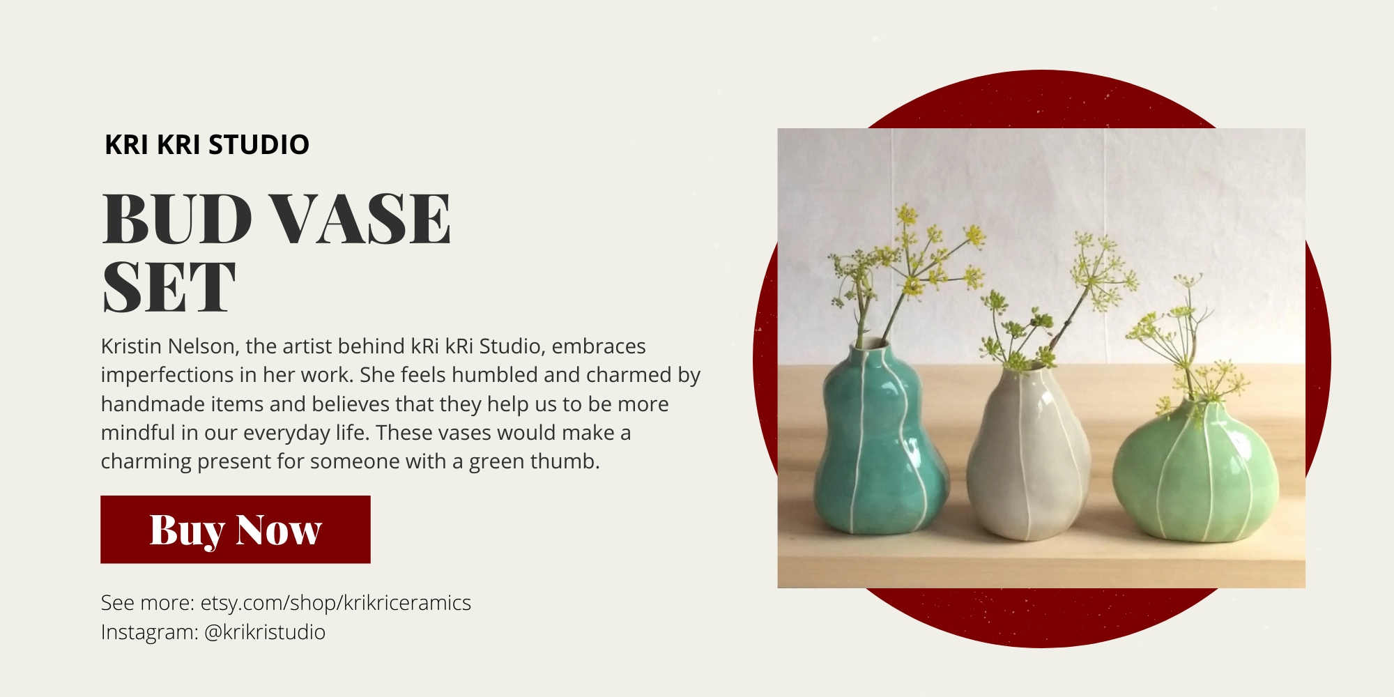 kRi kRi Studio Bude Vase Set