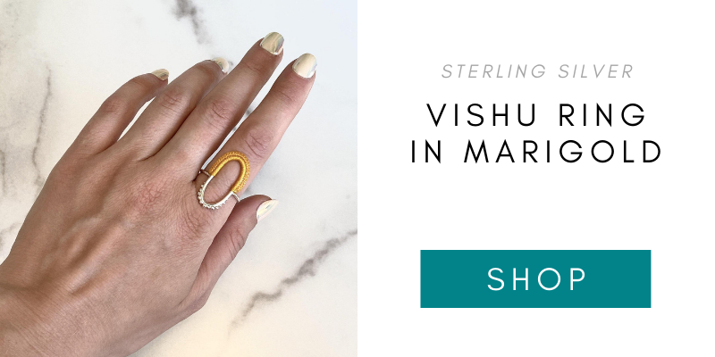 Shop Now Vishu Ring in Marigold