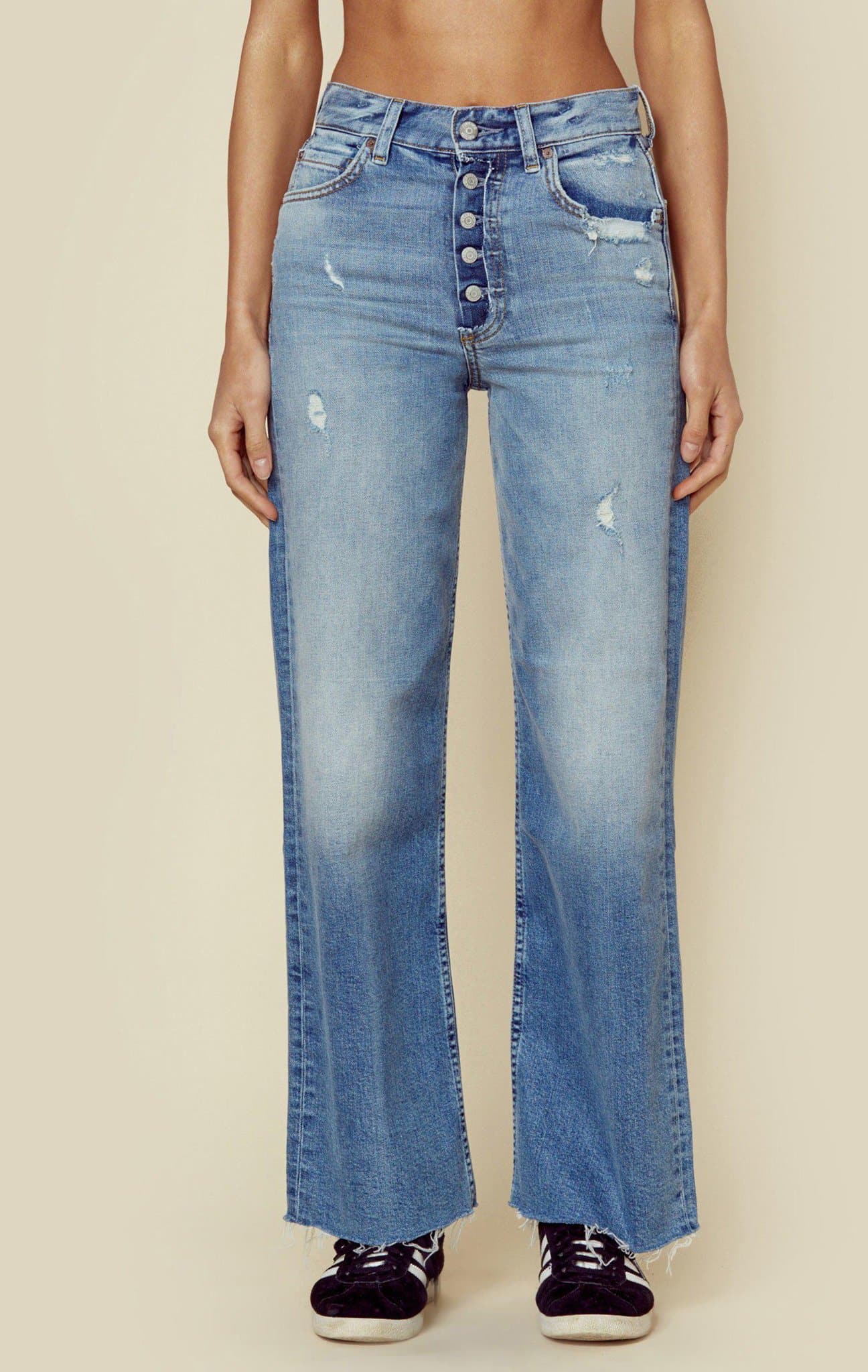 BOYISH THE MIKEY WIDE LEG FLARE JEAN - TWO FOR THE ROAD