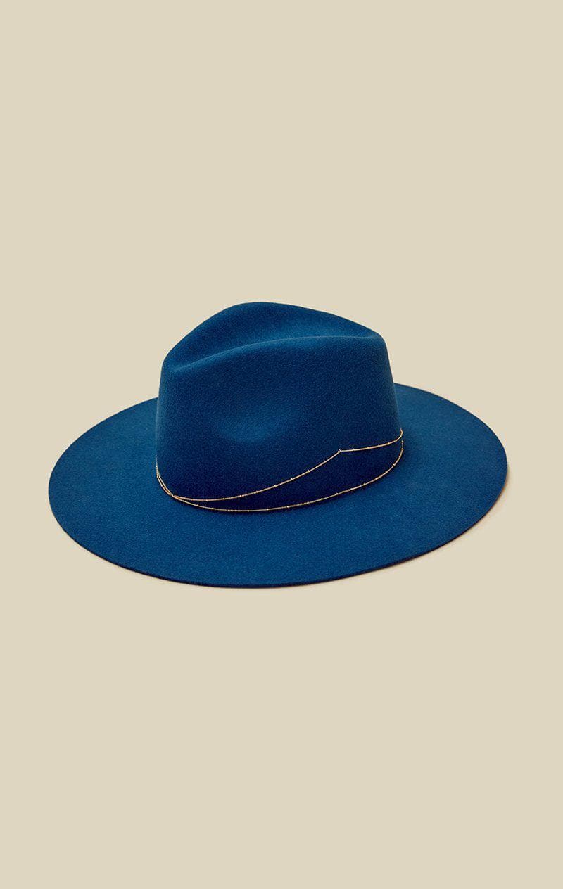 VAN PALMA THE CECILE HAT - BLUE