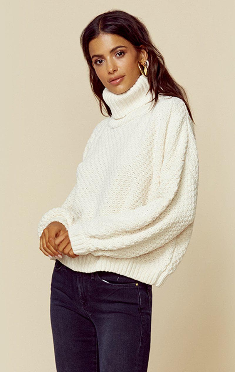SAGE THE LABEL DUSTY ROAD SWEATER - IVORY