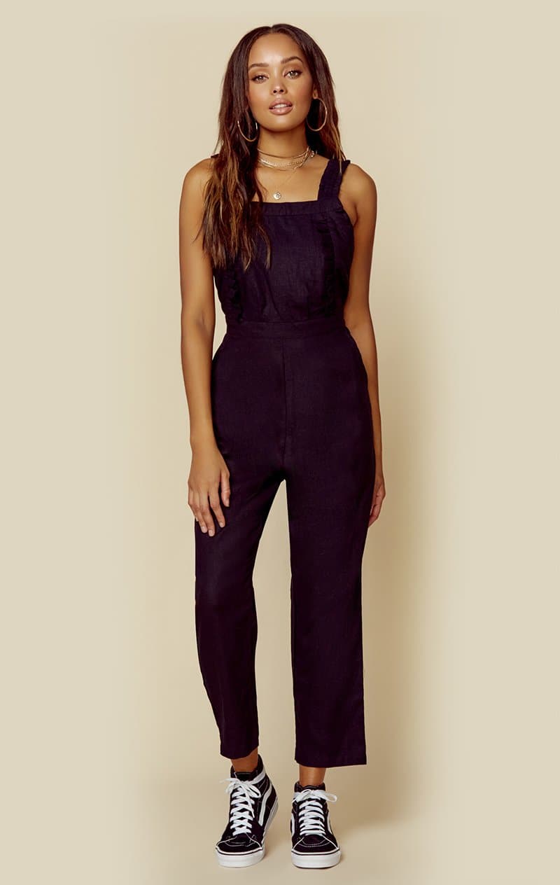 RUE STIIC COSTELLO OVERALL - BLACK