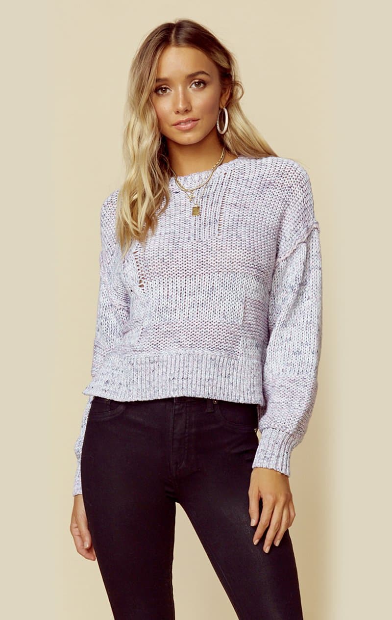 BLUE LIFE COCO SWEATER - CLOUD PINK MULTI