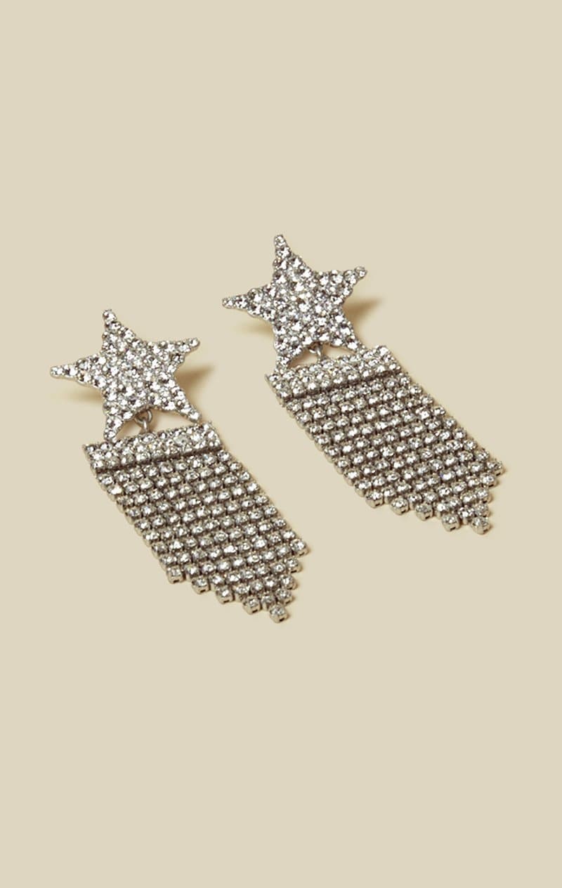 FOR LOVE AND LEMONS MIRABELLE EARRINGS - SILVER