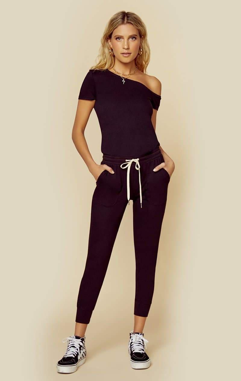 n:PHILANTHROPY BRITTON JUMPSUIT - BLACK CAT