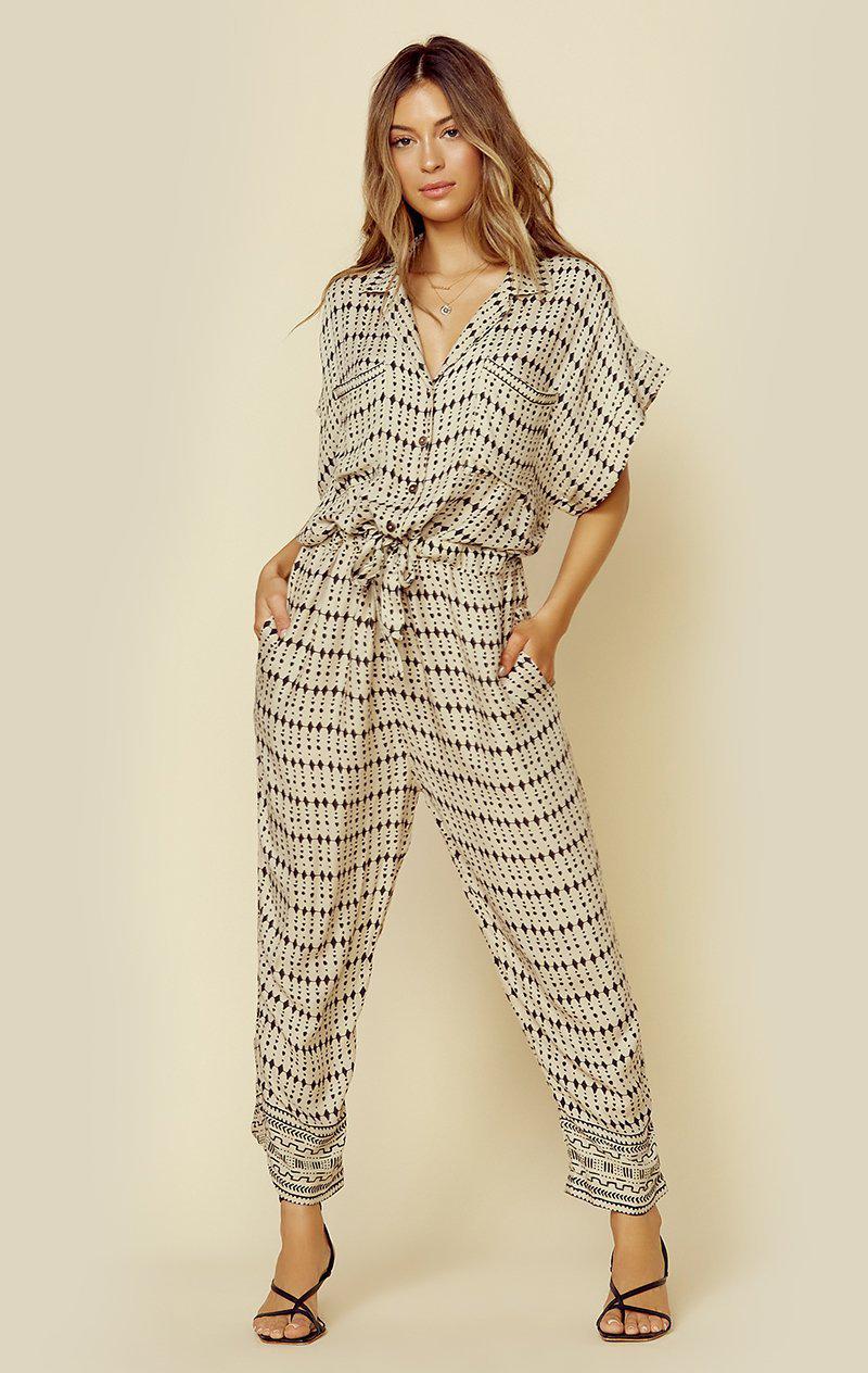 JENS PIRATE BOOTY COFFEE JUMPSUIT | New - STONE DIAMOND