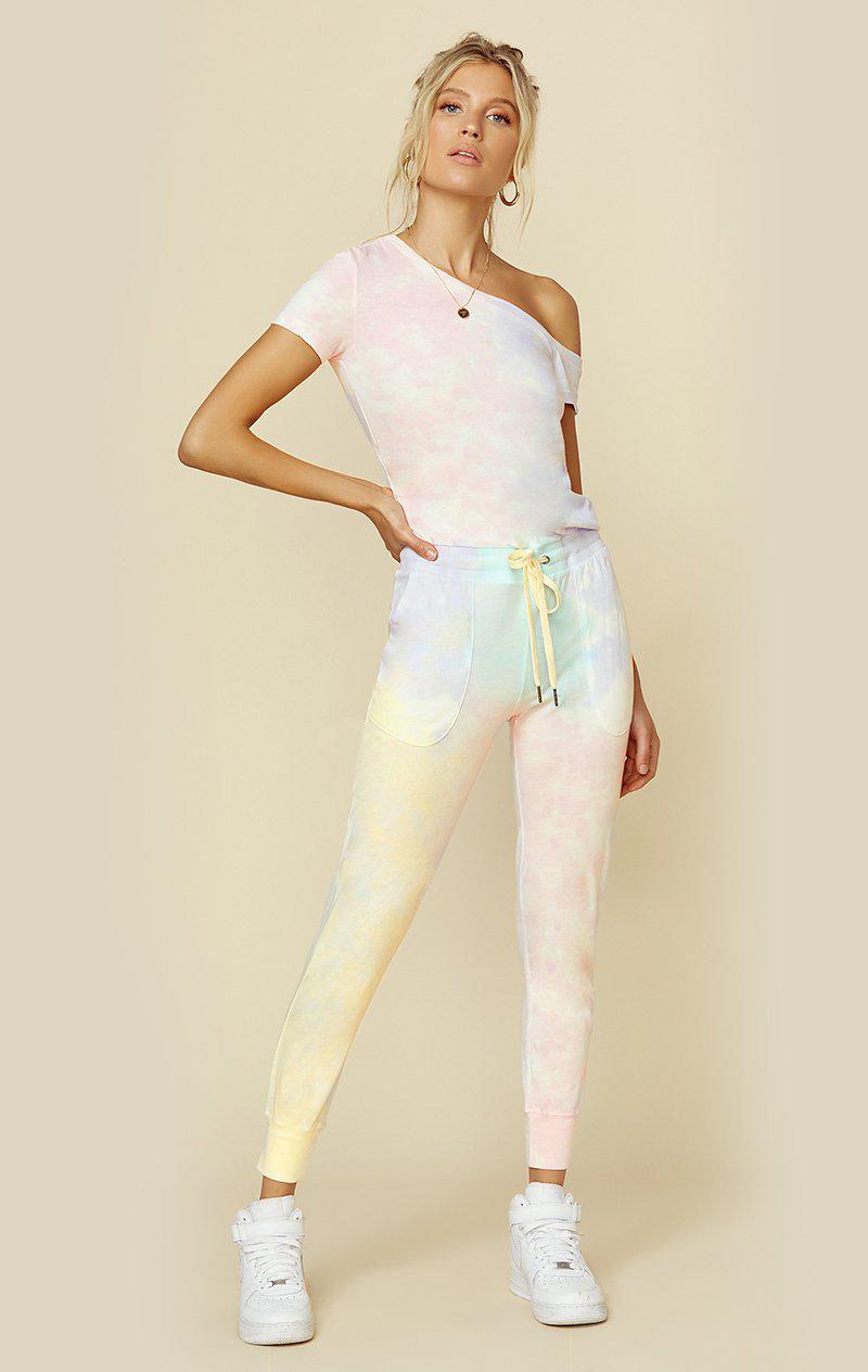 n:PHILANTHROPY BRITTON JUMPSUIT - SHERBERT TIE DYE