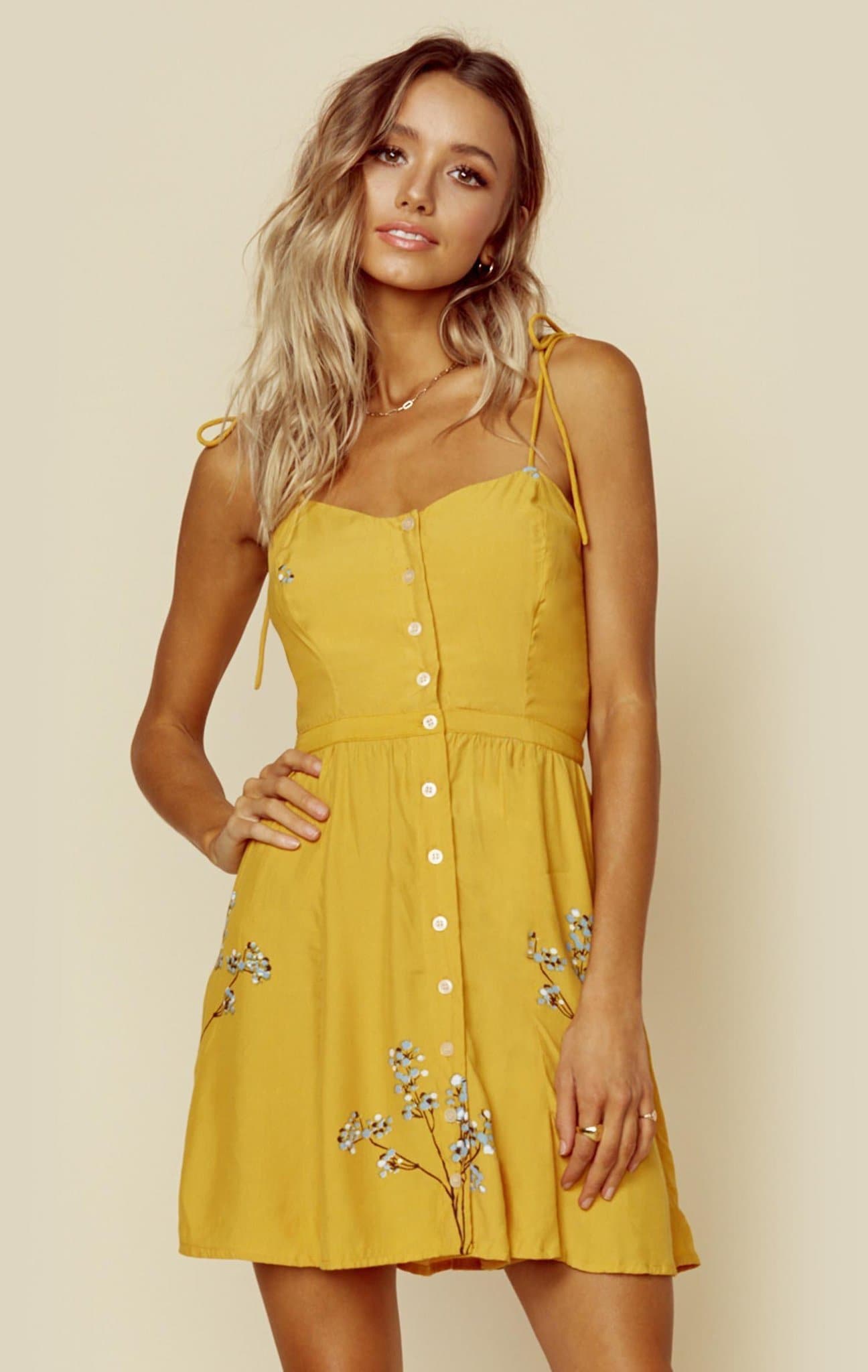 RUE STIIC PALMDALE MINI DRESS - BLOSSOM SAHARA