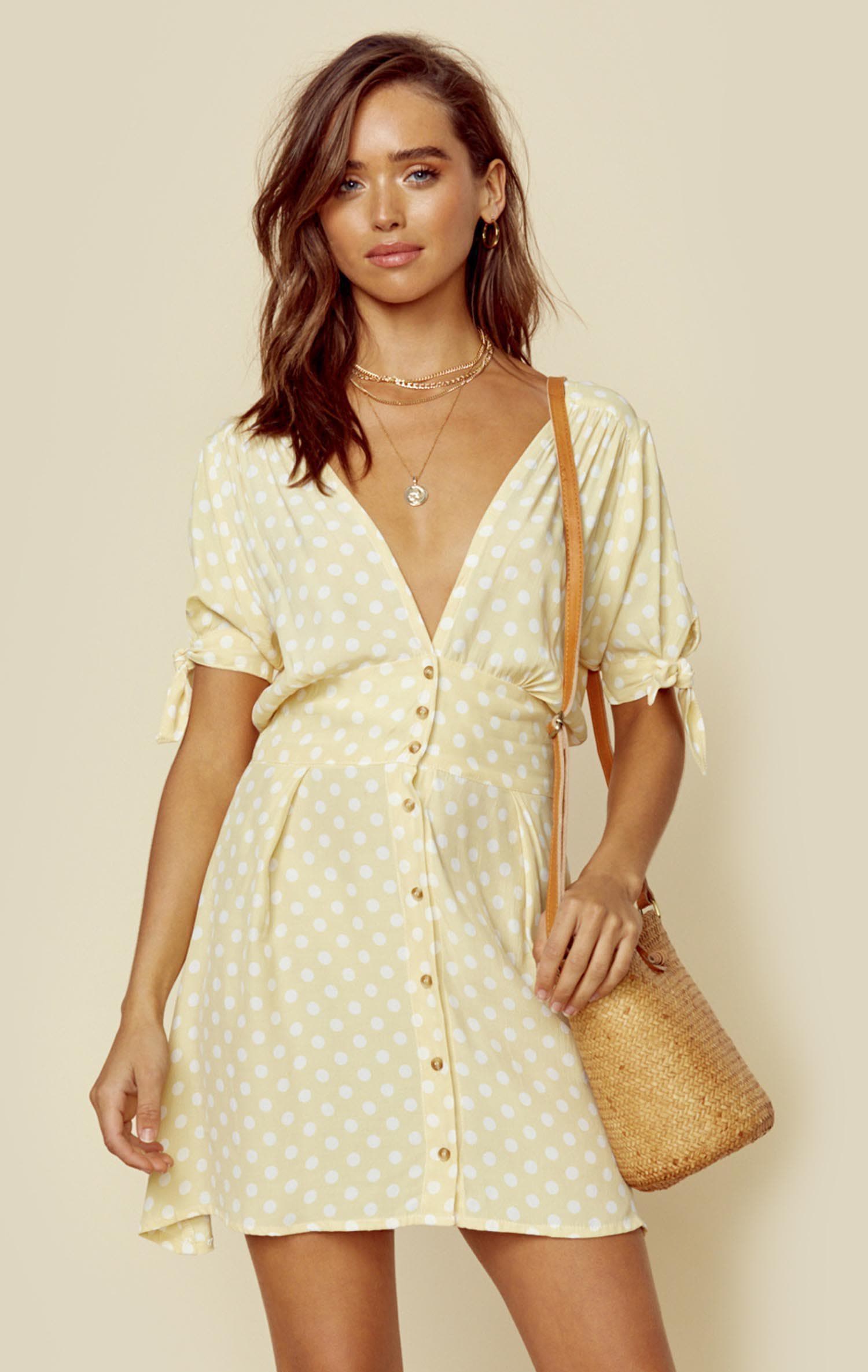 FAITHFULL THE BRAND MARIANNE DRESS - MARAIS DOT