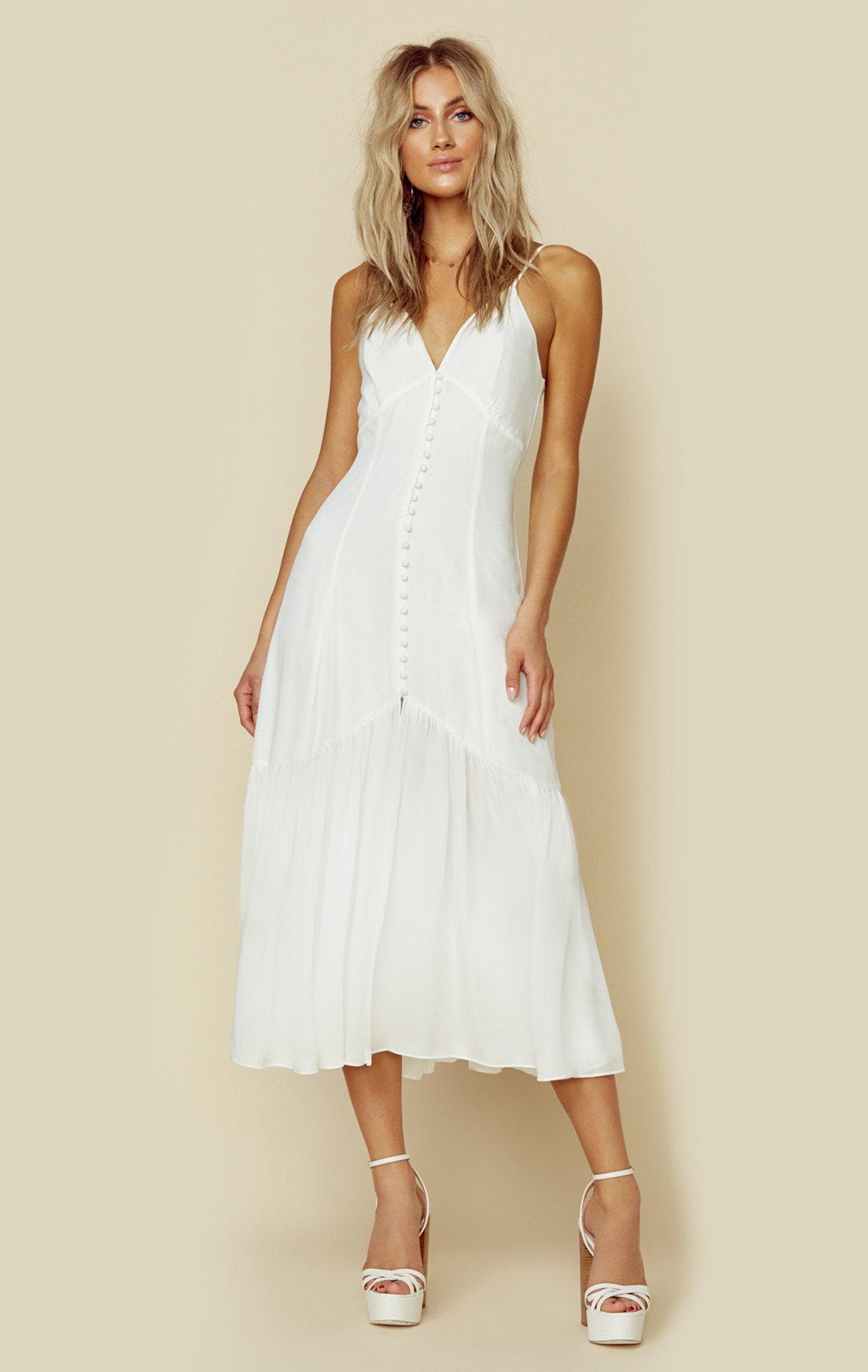 CAMI NYC THE LAUREL DRESS - WHITE