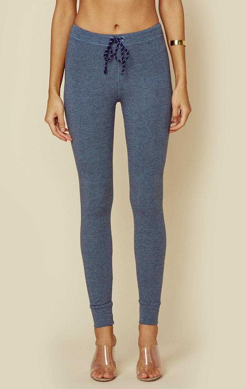 SUNDRY SKINNY SWEATPANTS - TOPAZ