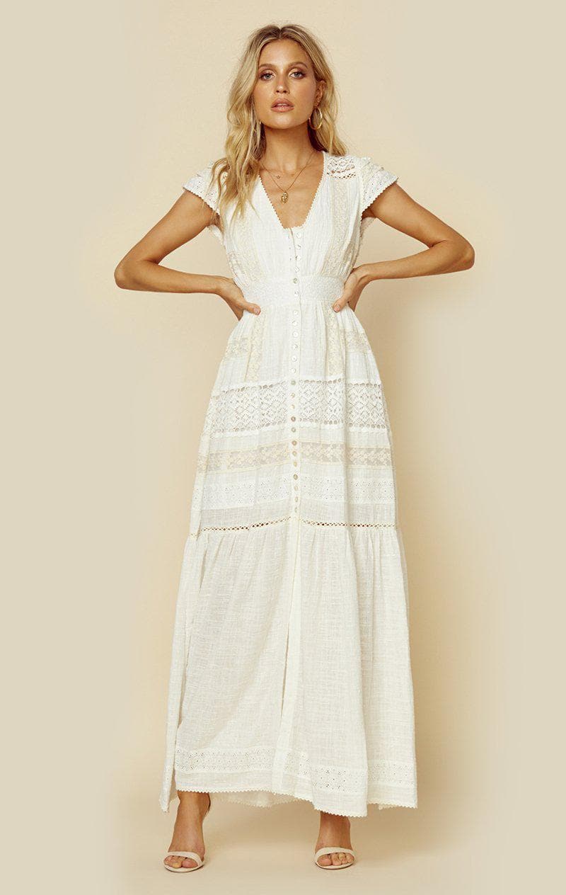 SPELL & THE GYPSY COLLECTIVE SUKI GOWN - WHITE