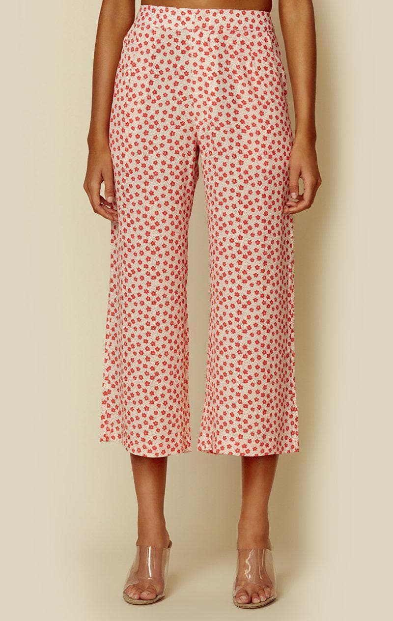 BLUE LIFE CAMILLA PANT - RED FLORAL