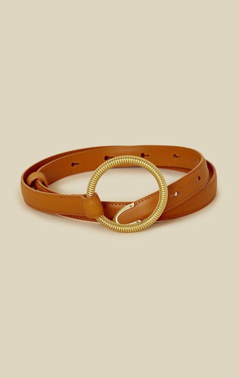 SANCIA MANOU BELT - COGNAC