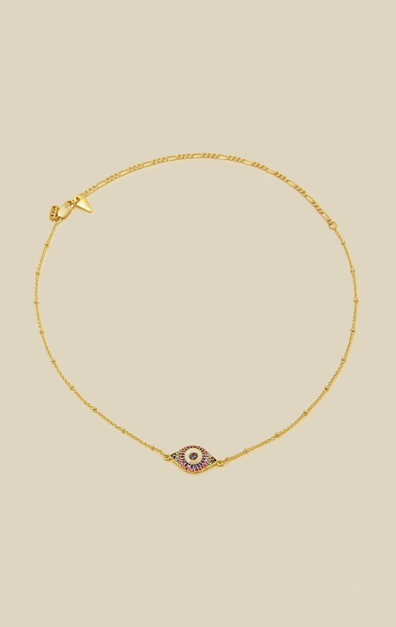 VANESSA MOONEY THE THIRD EYE NECKLACE - MULTI