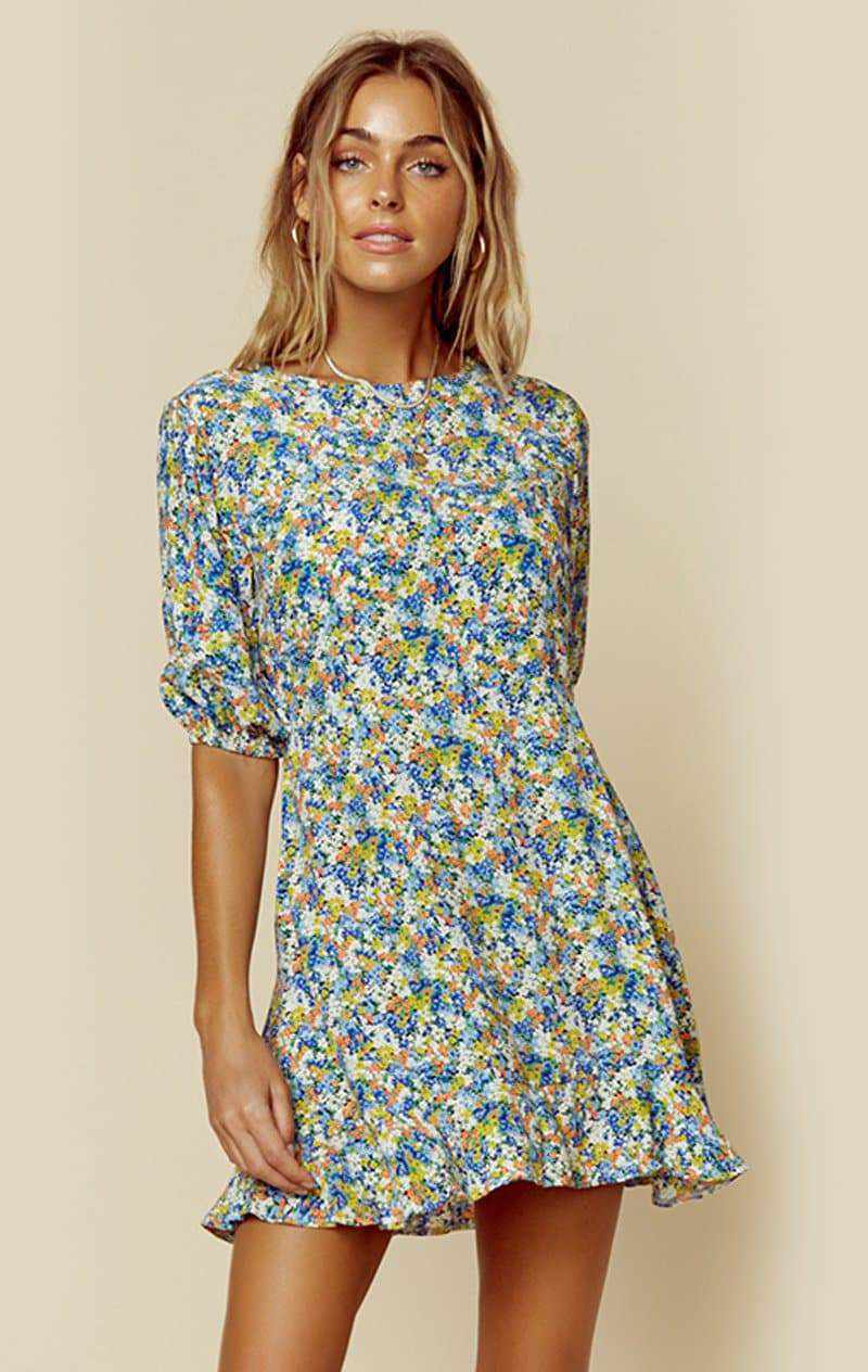 FAITHFULL THE BRAND JEANETTE DRESS - VIONETTE FLORAL