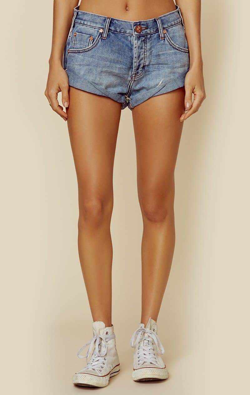 ONE TEASPOON BANDITS DENIM SHORT - VENICE