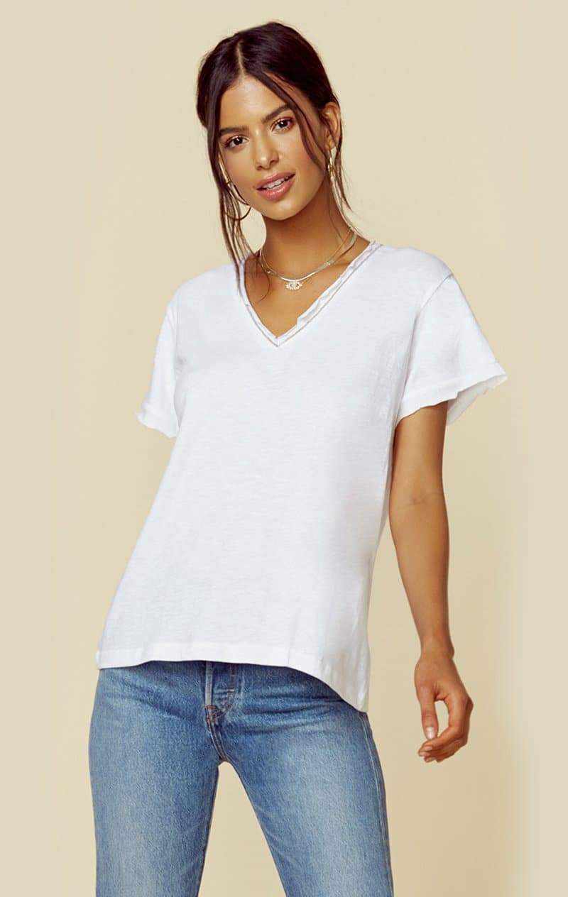 LNA Clothing AYLA TEE - WHITE