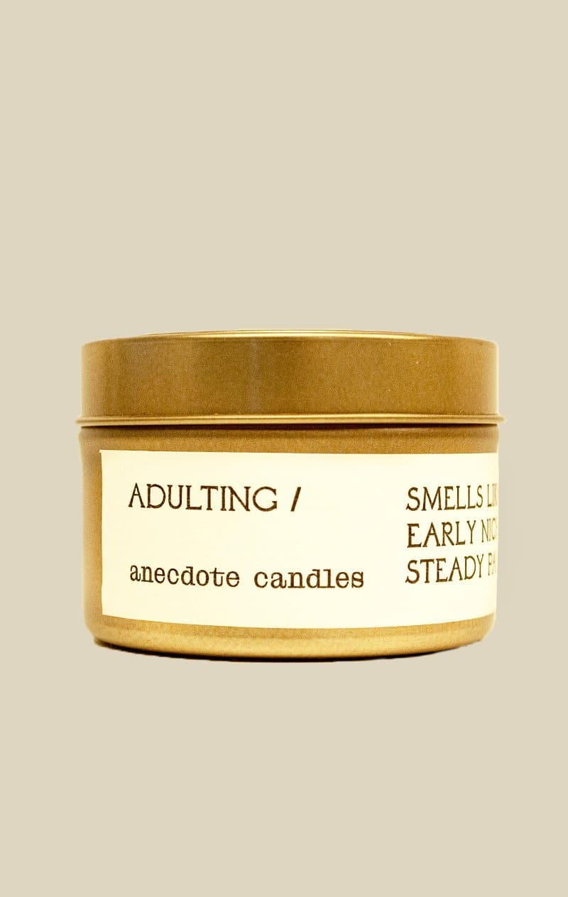 ANECDOTE CANDLES GOLD TRAVEL TIN - BOTTOMLESS MIMOSAS